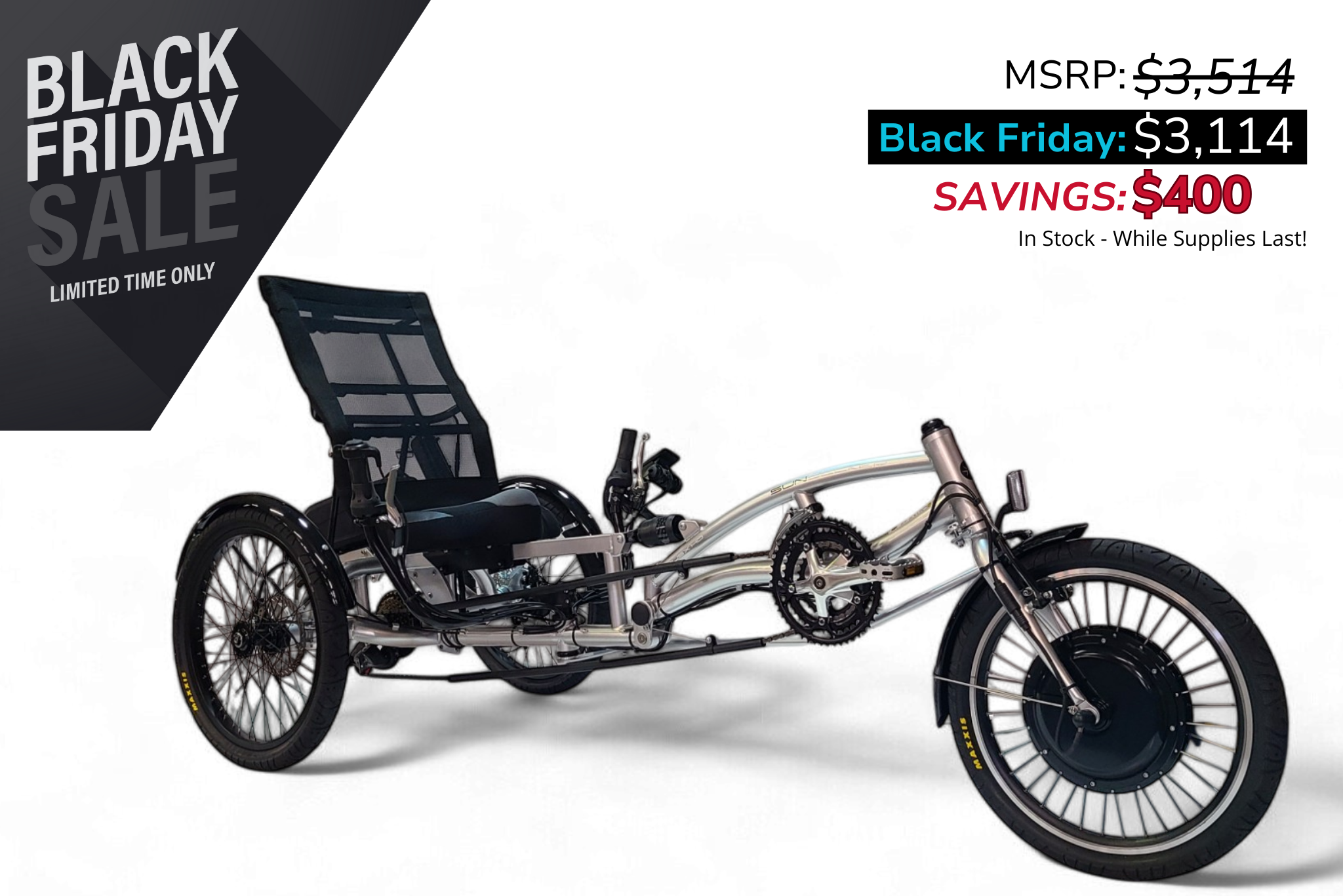 Sun seeker electric trike hotsell