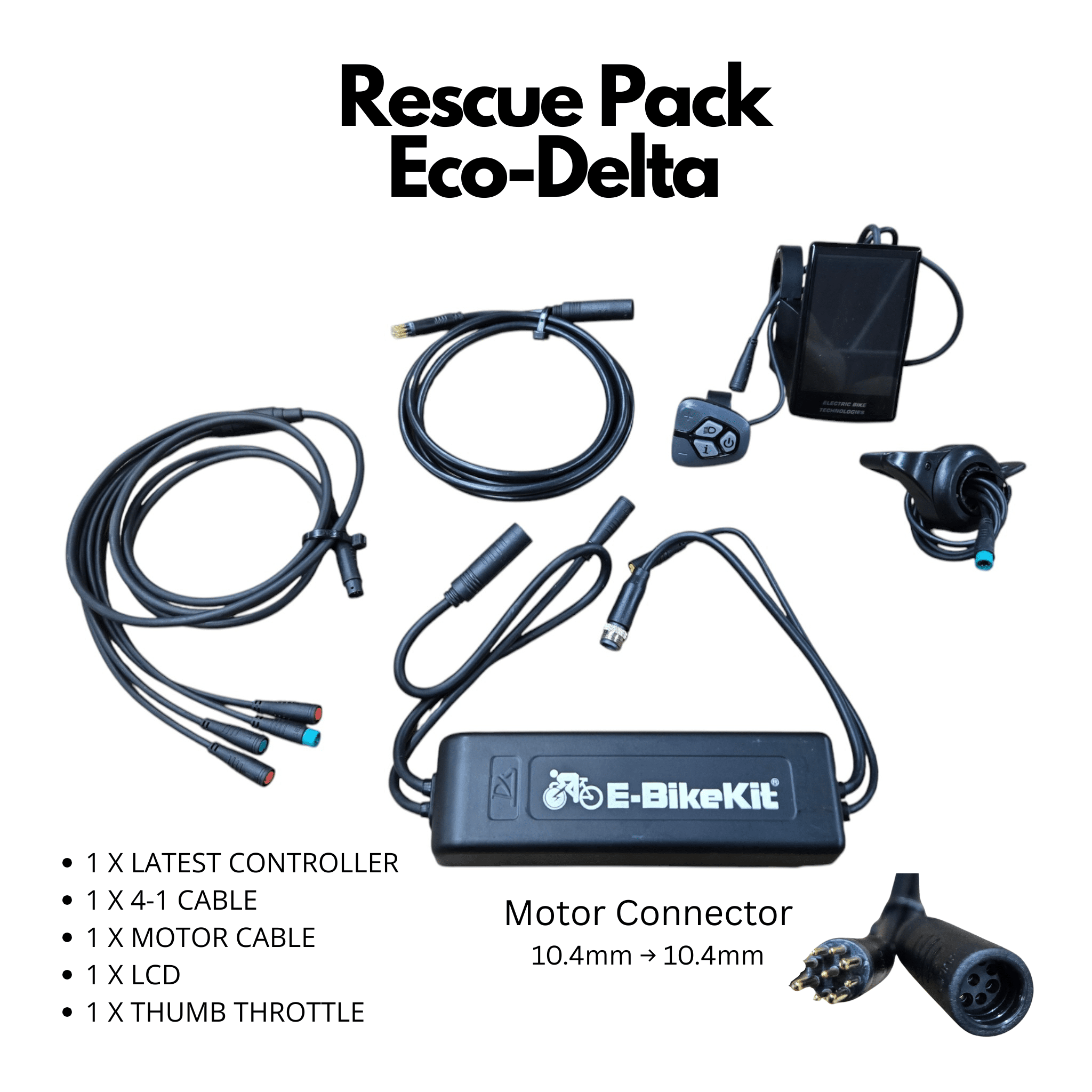 electric motor kit for 3 wheel bicycle Rescue Pack - Eco-Delta Electric Trike