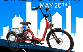 May 20th is National Bike to Work Day.