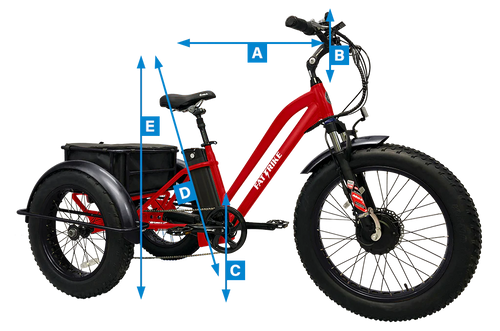 Electric Fat Trike - Sizing