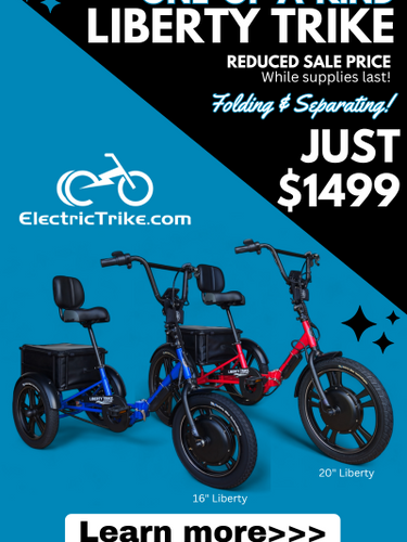 Liberty electric tricycle cheap