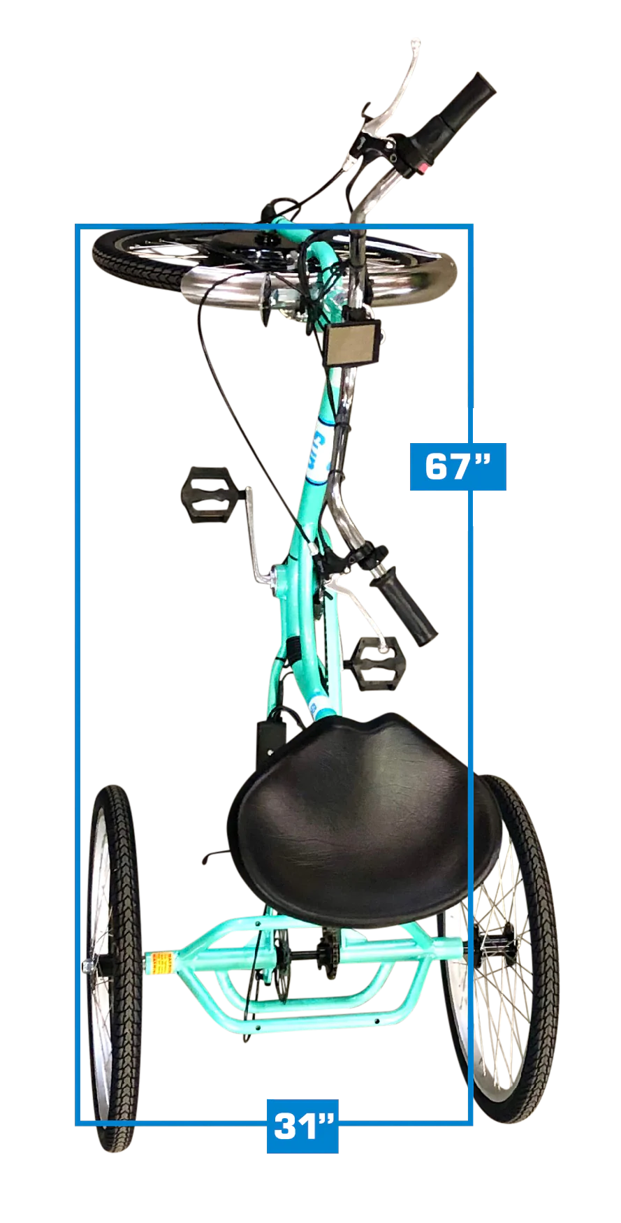 Electric Traditional Trike Sizing