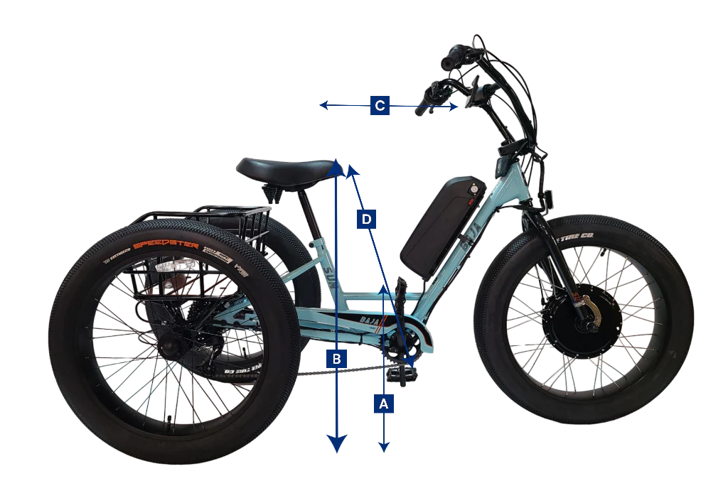 Electric Baja Trike - Sizing