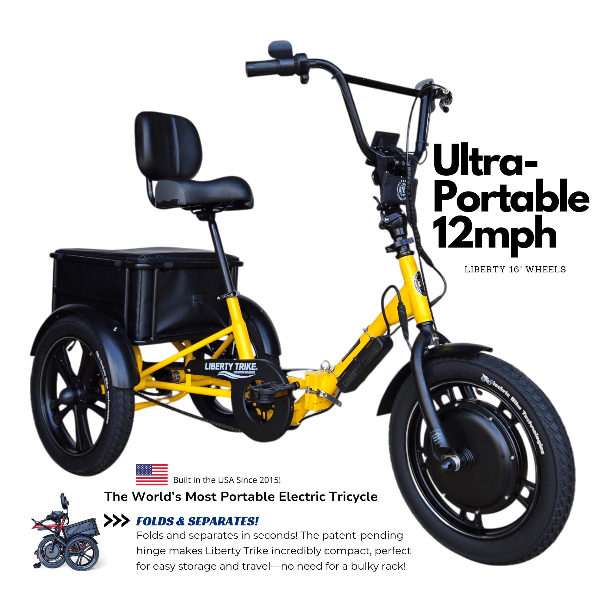 Liberty Trike Freedom – 16” Electric Tricycle Liberty Trike Freedom – 16” Electric Tricycle