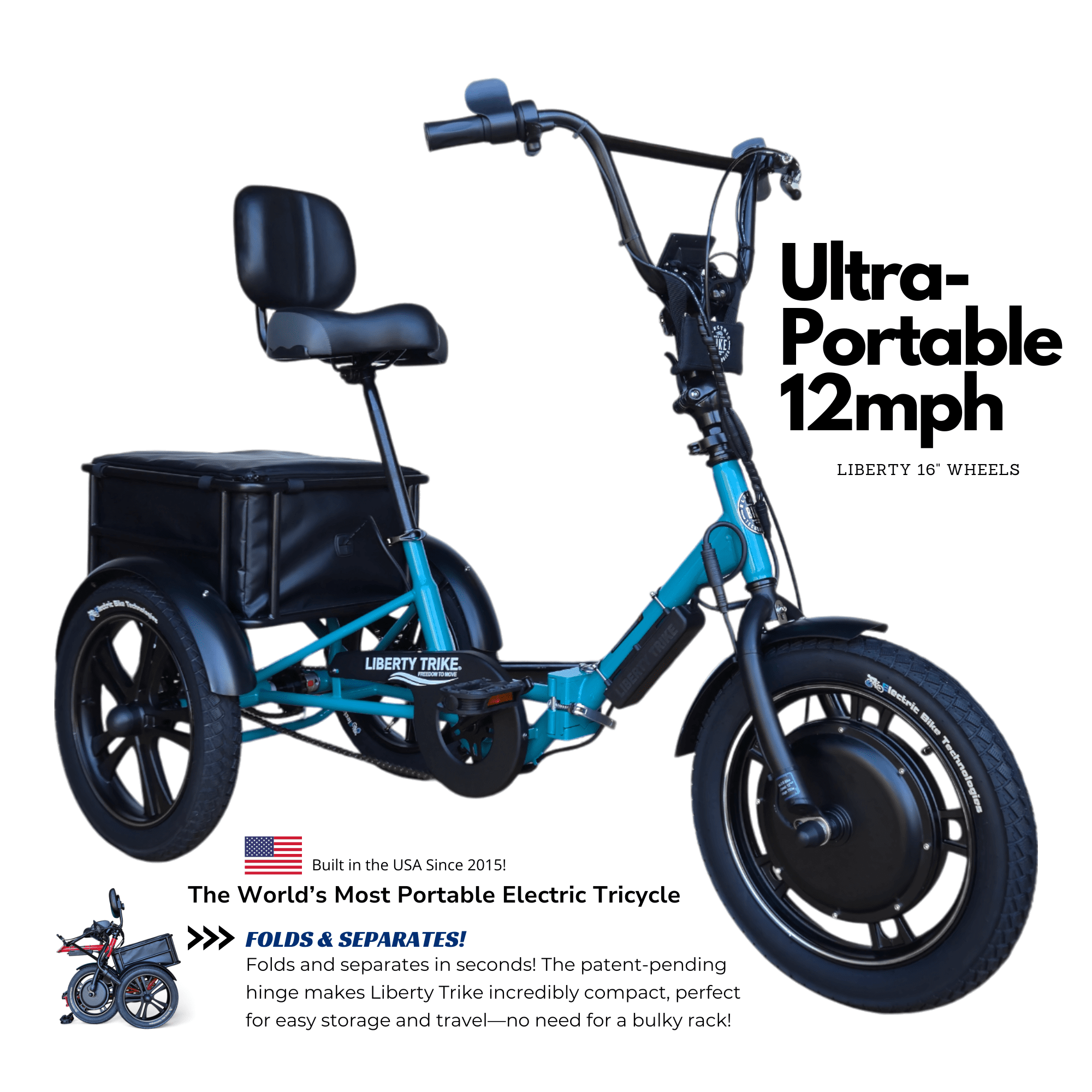 Liberty Trike - Electric Folding Mobility Tricycle Liberty Trike - Electric Folding Mobility Tricycle