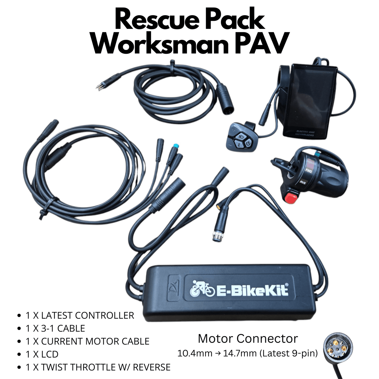 Rescue Pack - Worksman PAV3 Electric Trike | Diagnostic Kit ...